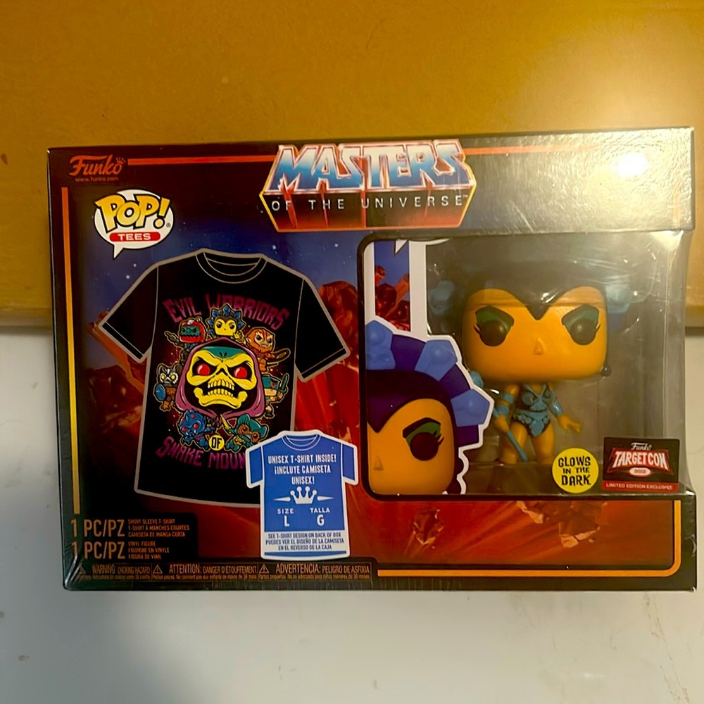 NWT Masters If The Univers Funko Pop With Tee